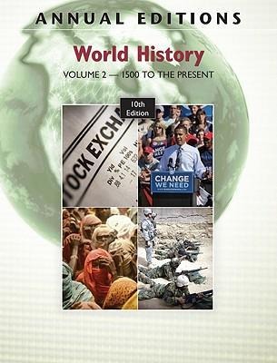 World History, Volume 2: 1500 to Present - 