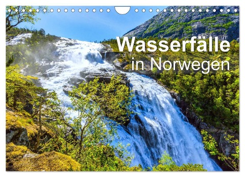 Wasserfälle in Norwegen (Wandkalender 2024 DIN A4 quer), CALVENDO Monatskalender - Jürgen Feuerer