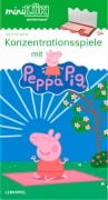 Cover-Bild zum Titel 'miniLÜK. Kindergarten/Vorschule Konzentrationsspiele mit Peppa Pig' von ''