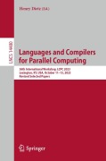 Cover-Bild zum Titel 'Languages and Compilers for Parallel Computing' von ''