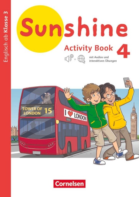 Sunshine 4. Schuljahr - Baden-Württemberg, Hessen, Niedersachsen - Activity Book mit interaktiven Übungen online - Tanja Beattie, Helga Haudeck, Maria Sussex, Nadine Kerler, Caroline Schröder