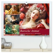 Barocke Anmut. Romantik und Grazie im 17. Jahrhundert (hochwertiger Premium Wandkalender 2026 DIN A2 quer), Kunstdruck in Hochglanz - Rose Hurley