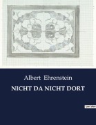Cover-Bild zum Titel 'NICHT DA NICHT DORT' von 'Albert Ehrenstein'