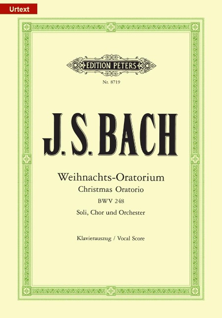 Weihnachts-Oratorium BWV 248 / URTEXT - Johann Sebastian Bach