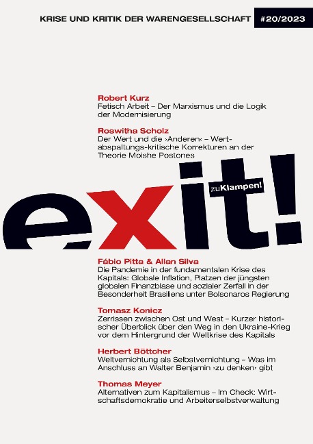 Exit! Krise und Kritik der Warengesellschaft - Robert Kurz, Roswitha Scholz, Fábio Pitta, Allan Silva, Tomasz Konicz