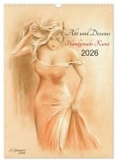 Cover-Bild zum Titel 'Akt und Dessous - Handgemalte Kunst (Wandkalender 2026 DIN A3 hoch), CALVENDO Monatskalender' von 'Marita Zacharias'