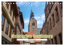Cover-Bild zum Titel 'Historisches Quedlinburg - Sachsen-Anhalt (Tischkalender 2026 DIN A5 quer), CALVENDO Monatskalender' von 'Sell Pixs:Sell'