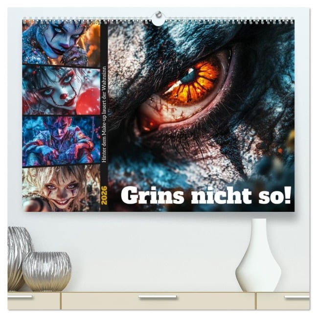 Grins nicht so ! (hochwertiger Premium Wandkalender 2026 DIN A2 quer), Kunstdruck in Hochglanz - Steffen Gierok-Latniak