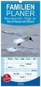 Familienplaner 2024 - Sturmerprobt - Vögel an Nordfrieslands Küste mit 5 Spalten (Wandkalender, 21 x 45 cm) CALVENDO - Gisela Braunleder
