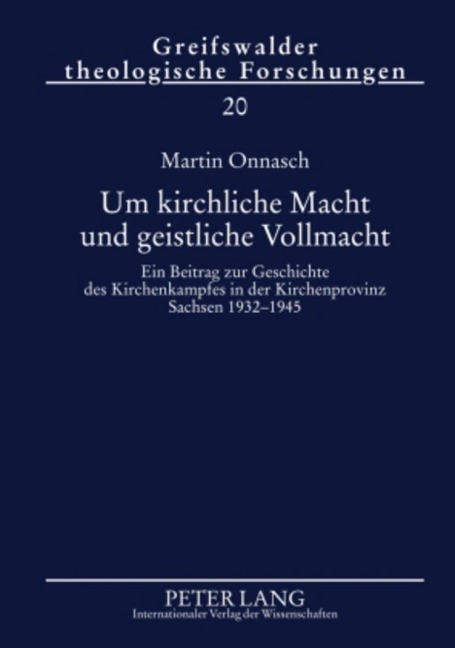 Um kirchliche Macht und geistliche Vollmacht - Martin Onnasch