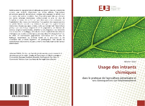 Usage des intrants chimiques - Adaman Sinan