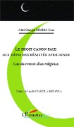 Cover-Bild zum Titel 'Le droit canon face aux défis des réalités africaines' von 'Mboma'