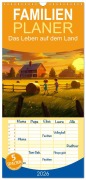 Cover-Bild zum Titel 'Familienplaner 2026 - Das Leben auf dem Land mit 5 Spalten (Wandkalender, 21 x 45 cm) CALVENDO' von 'Steffen Gierok-Latniak'