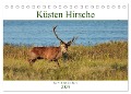 Küsten Hirsche - Rotwild auf dem Darß (Tischkalender 2024 DIN A5 quer), CALVENDO Monatskalender - René Schaack