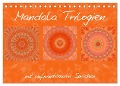 Mandala Trilogien (Tischkalender 2024 DIN A5 quer), CALVENDO Monatskalender - Christine Bässler