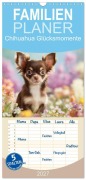 Cover-Bild zum Titel 'Familienplaner 2027 - Chihuahua Glücksmomente mit 5 Spalten (Wandkalender, 21 x 45 cm) CALVENDO' von 'Steffen Gierok-Latniak'