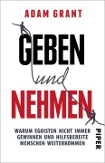 Cover-Bild zum Titel 'Geben und Nehmen' von 'Adam Grant'