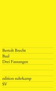 Cover-Bild zum Titel 'Baal' von 'Bertolt Brecht'