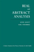 Cover-Bild zum Titel 'Real and Abstract Analysis' von 'Edwin Hewitt, Karl Stromberg'