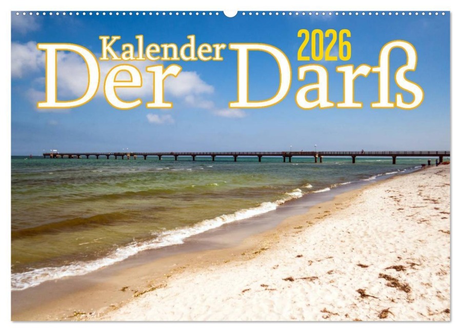 Der Darß Kalender CH-Version (Wandkalender 2026 DIN A2 quer), CALVENDO Monatskalender - Max Steinwald
