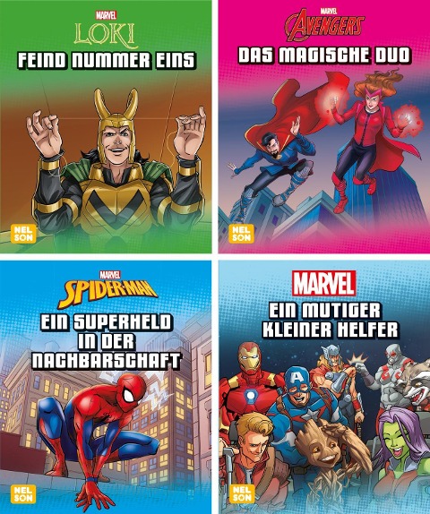 Nelson Mini-Bücher: Marvel 1-4 - 