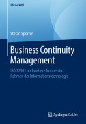 Cover-Bild zum Titel 'Business Continuity Management' von 'Stefan Spörrer'