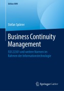 Cover-Bild zum Titel 'Business Continuity Management' von 'Stefan Spörrer'