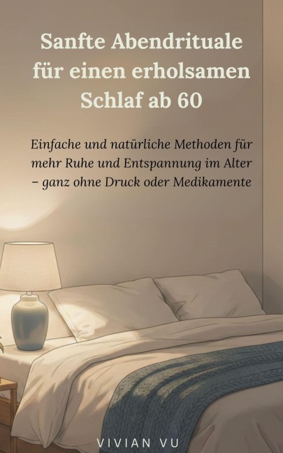 Sanfte Abendrituale für einen erholsamen Schlaf ab 60: Einfache und natürliche Methoden für mehr Ruhe und Entspannung im Alter  ganz ohne Druck oder Medikamente - Vivian Vu