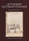 Cover-Bild zum Titel 'Autografi dei letterati italiani. Il Quattrocento' von ''