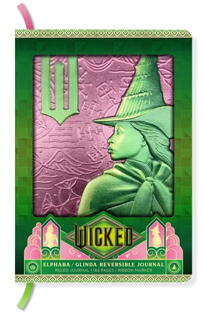 Wicked: Elphaba / Glinda Reversible Sculpted Journal - Insight Editions