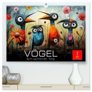 Cover-Bild zum Titel 'Vögel - ein schöner Tag (hochwertiger Premium Wandkalender 2026 DIN A2 quer), Kunstdruck in Hochglanz' von 'Peter Roder'