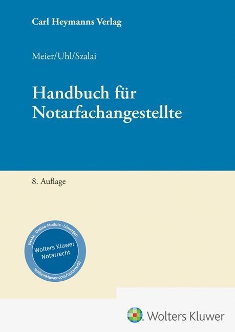 Handbuch für Notarfachangestellte - 