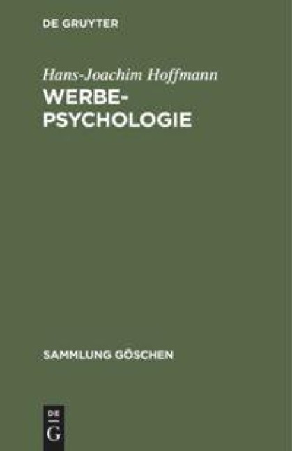 Werbepsychologie - Hans-Joachim Hoffmann