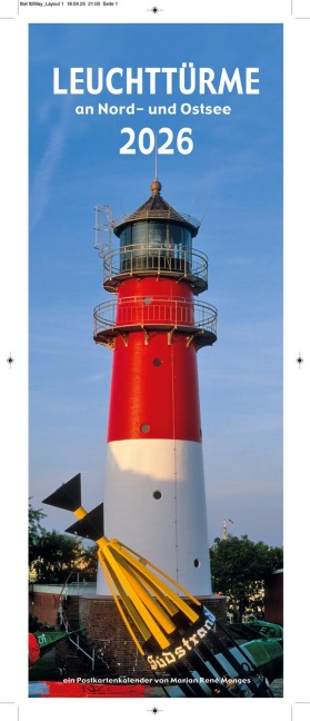 LEUCHTTÜRME an Nord- und Ostsee 2026 - 