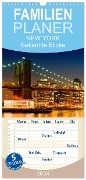 Familienplaner 2024 - NEW YORK Bekannte Blicke mit 5 Spalten (Wandkalender, 21 x 45 cm) CALVENDO - Melanie Viola