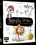 Cover-Bild zum Titel 'Simply Draw - Mein einzigartiger Zeichen-Workshop für ausdrucksstarke Figuren' von 'Marvin Knabe'