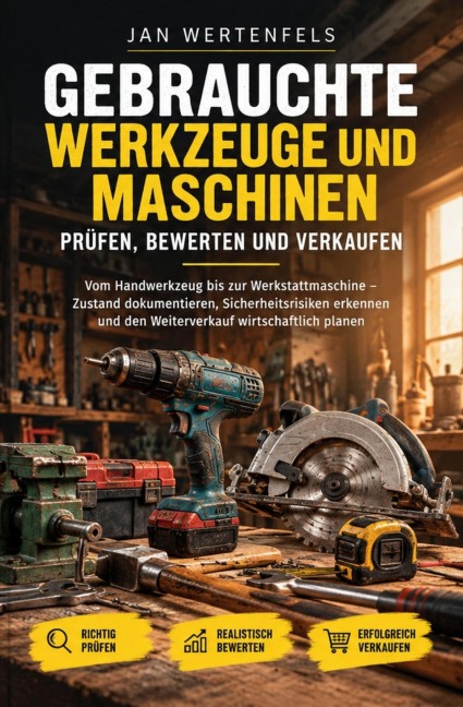 Gebrauchte Werkzeuge und Maschinen prüfen, bewerten und verkaufen - Jan Wertenfels