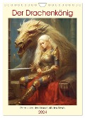 Der Drachenkönig. Ritter unter der Herrschaft des Biests (Wandkalender 2024 DIN A4 hoch), CALVENDO Monatskalender - Rose Hurley