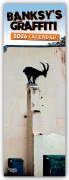 Cover-Bild zum Titel 'Banksy's Graffiti 2026 - Slimline-Kalender 2026' von 'Browntrout Publishers'