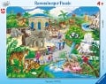 Cover-Bild zum Titel 'Besuch im Zoo. Rahmenpuzzle' von ''