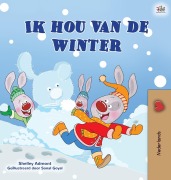Cover-Bild zum Titel 'I Love Winter (Dutch Book for Kids)' von 'Shelley Admont, Kidkiddos Books'