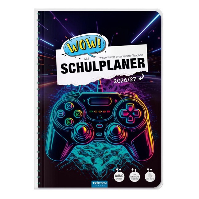 TRÖTSCH - Schulplaner WOW Gaming 26/27 - 