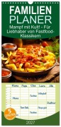 Cover-Bild zum Titel 'Familienplaner 2027 - Mampf mit Kult! - Für Liebhaber von Fastfood-Klassikern mit 5 Spalten (Wandkalender, 21 x 45 cm) CALVENDO' von 'Anja Frost'