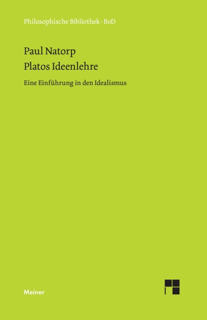 Platos Ideenlehre - Paul Natorp