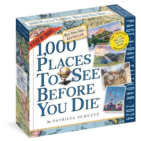 1,000 Places to See Before You Die Page-A-Day Calendar 2024 - Workman Calendars, Patricia Schultz