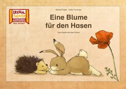 Cover-Bild zum Titel 'Eine Blume für den Hasen / Kamishibai Bildkarten' von 'Michael Engler, Joëlle Tourlonias'
