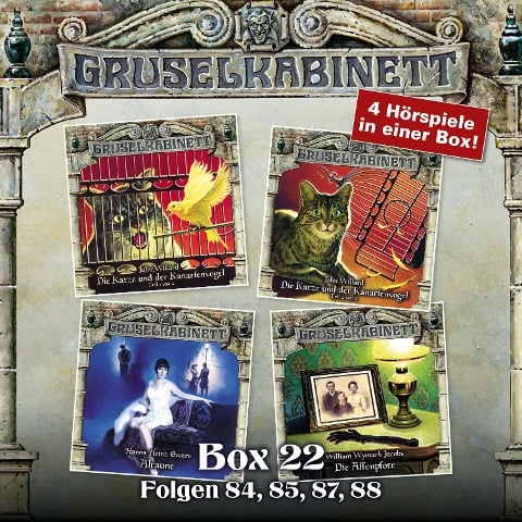 Gruselkabinett - Folgen 84, 85, 87, 88 - Hanns Heinz Ewers, William Wymark Jacobs, John Willard