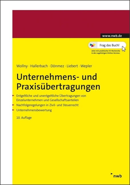 Unternehmens- und Praxisübertragungen - 