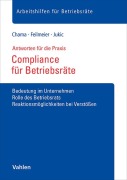 Cover-Bild zum Titel 'Compliance für Betriebsräte' von 'Oliver Chama, Daniel Feilmeier, Anton Jukic'