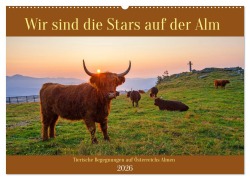Cover-Bild zum Titel 'Wir sind die Stars auf der Alm (Wandkalender 2026 DIN A2 quer), CALVENDO Monatskalender' von 'Christa Kramer'